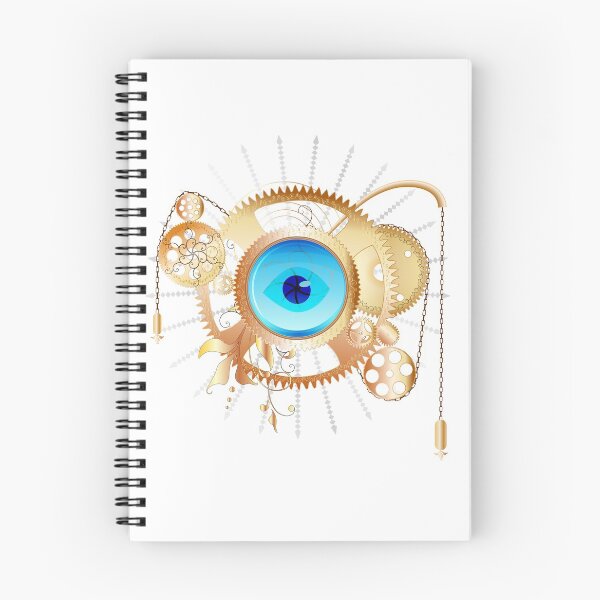 Item preview, Golden steapunk eye designed and sold by Aenota.