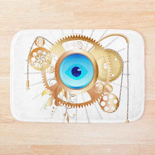 Item preview, Golden steapunk eye designed and sold by Aenota.
