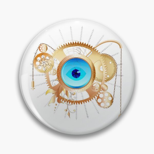 Item preview, Golden steapunk eye designed and sold by Aenota.