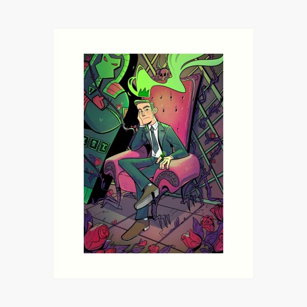 Item preview, Totally random dude in a chair designed and sold by WonderingSpirit.