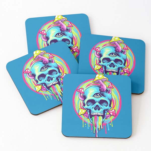 Item preview, Trippy Dippy Skull designed and sold by machmigo.