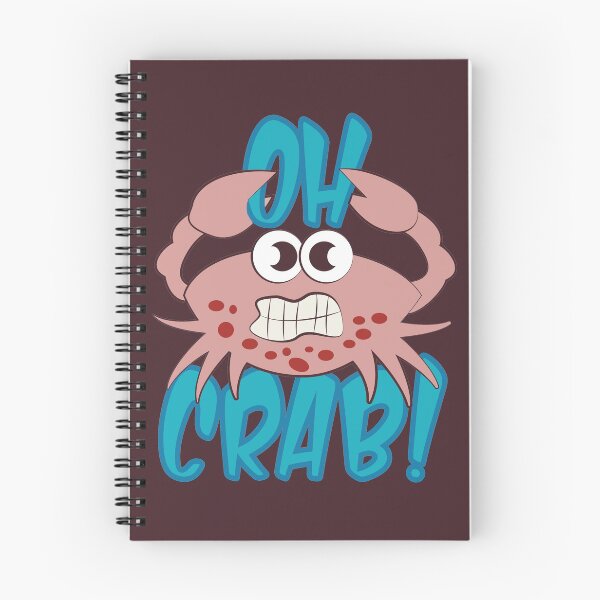 Item preview, Oh Crab! - funny animal pun designed and sold by DebbisPalette.