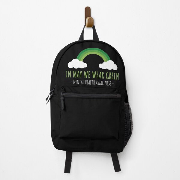 Item preview, In May We Wear Green Mental Health Awareness Rainbow designed and sold by TamGustam.