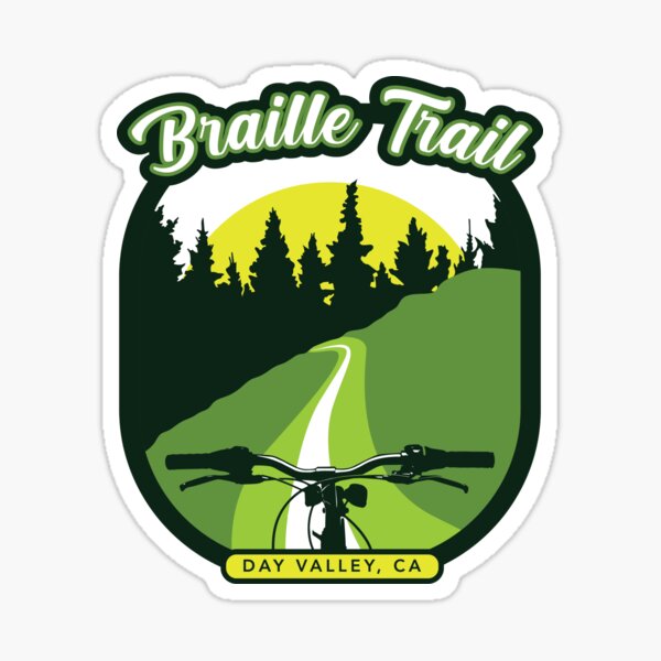Item preview, Braille Trail - Day Valley, CA designed and sold by Moritz Schwäble.