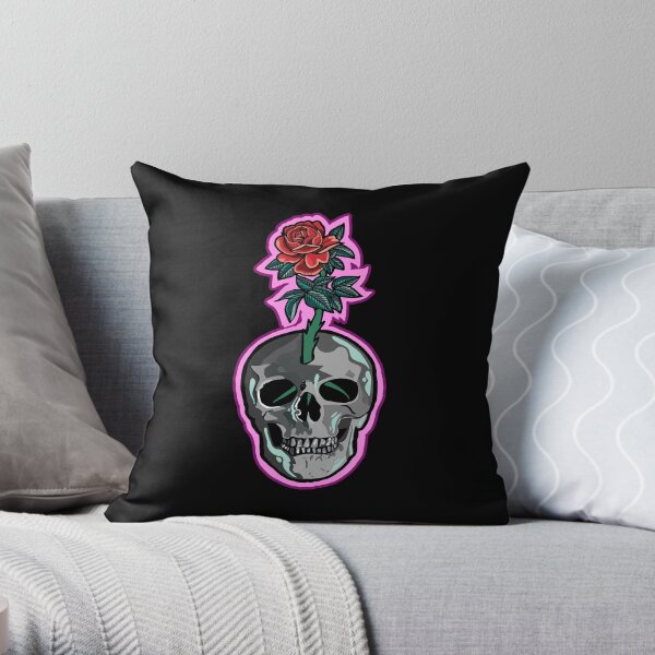 Kissen Kissenbezuge Sch C3 A4del Rose Tattoo Redbubble