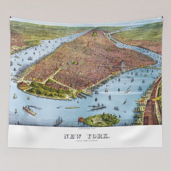 Item preview, New York Harbor  designed and sold by GreatTomorrow.