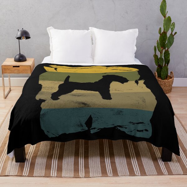Item preview, Lakeland Terrier Distressed Vintage Retro Silhouette designed and sold by DoggyStyles.