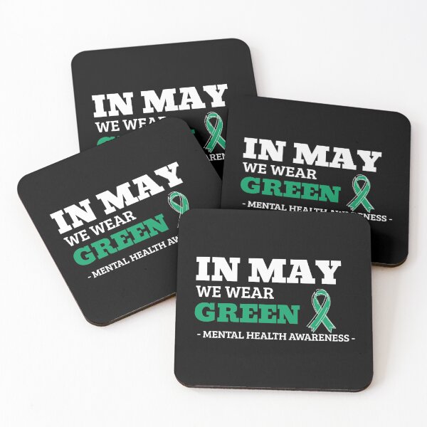 Item preview, Green Ribbon In May We Wear Green Mental Health Awareness designed and sold by TamGustam.
