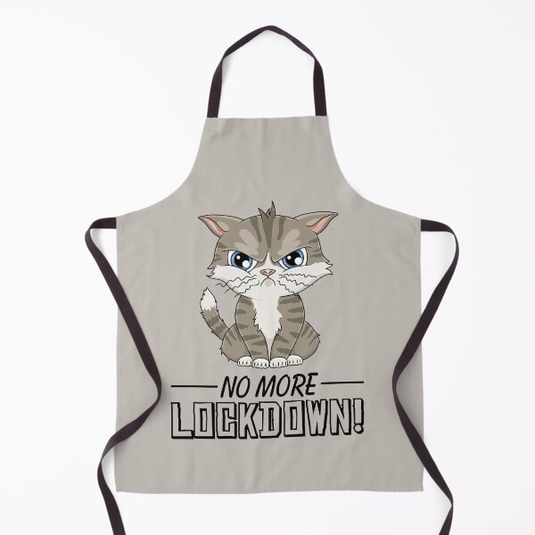 Item preview, Cat bad mood pandemic lockdown funny Cartoon designed and sold by ARTemyzz.