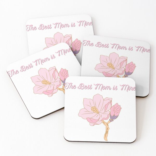 Item preview, The Best Mom is Mine Mother's Day with Flower designed and sold by Pankas.