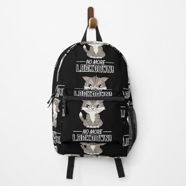 Item preview, Furious Cat pandemic lockdown amusing design designed and sold by ARTemyzz.