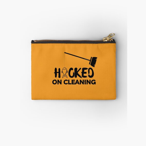 Item preview, Hooked on Cleaning Housekeeping Cleaning Lady Gifts designed and sold by SavvyCleaner.