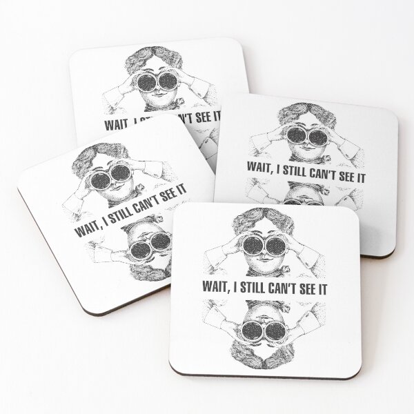 Item preview, Wait, I Still Can't See It - Retro Cheeky Woman - Black and White Vintage designed and sold by crazycollective.