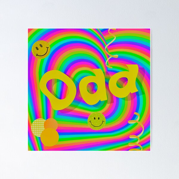 Hello Kitty - Retro Rainbow Poster