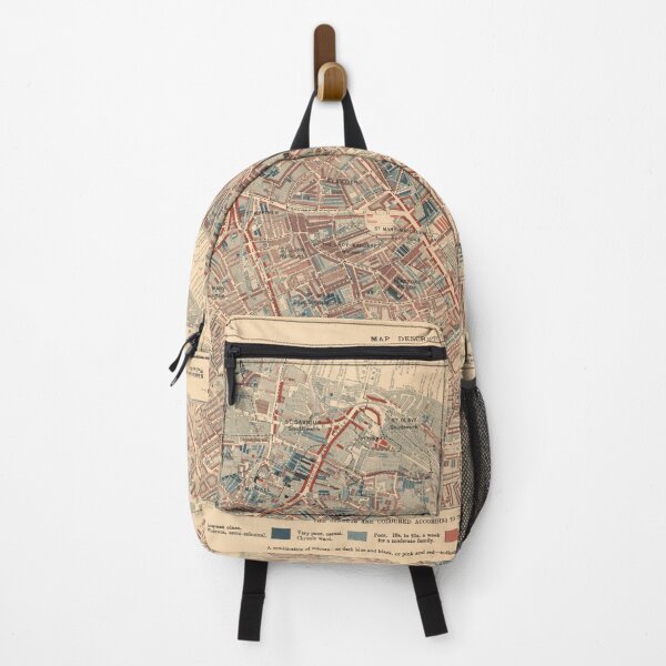 Item preview, London Poverty Map 1898-9 designed and sold by MaryJaneRC.