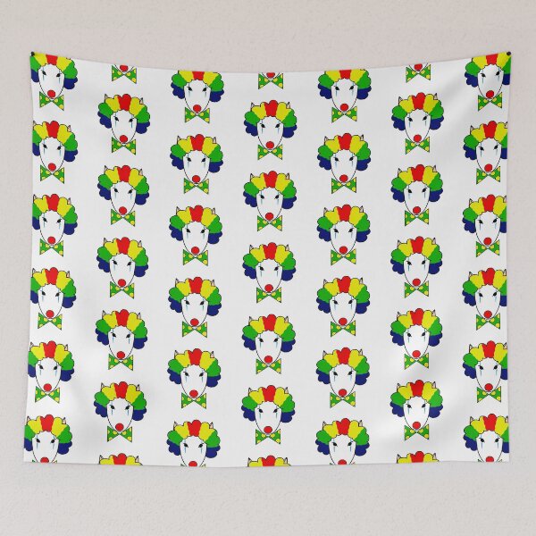 Item preview, Bull Terrier Clown Pattern designed and sold by bulltworld.