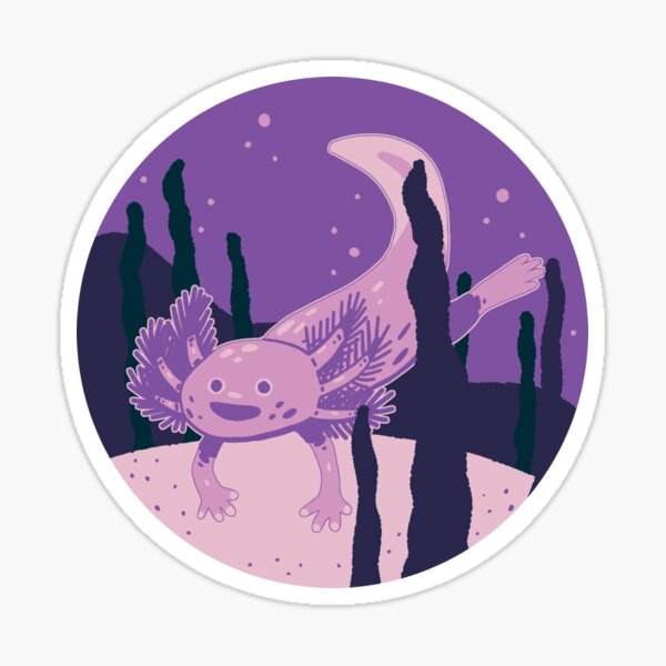 Axolotl Friend Sticker