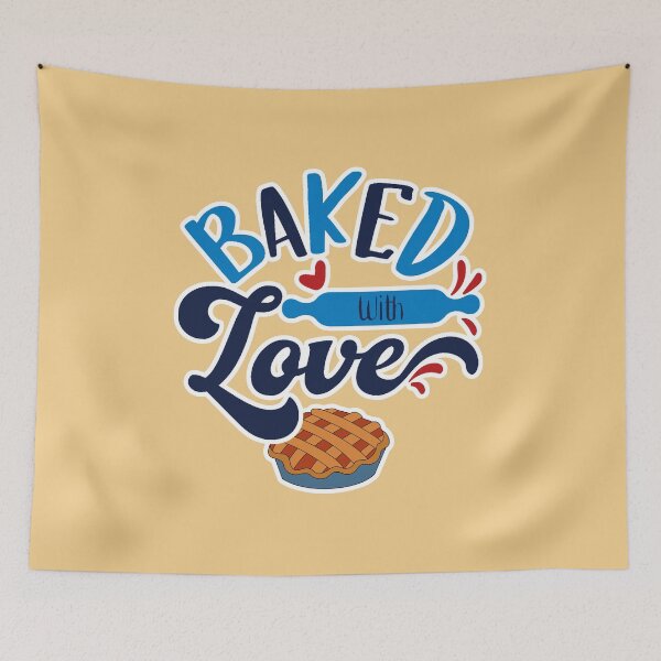Item preview, Baked With Love ( Blue ) designed and sold by RomeoSketches.