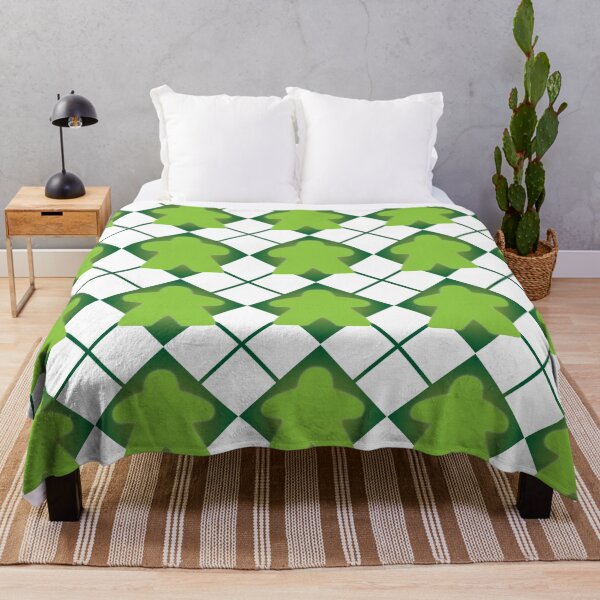 Item preview, Argyle Meeples - Green designed and sold by emilyRose3.