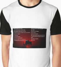 Muse Neutron Star Collision Lyrics Graphic T-Shirt