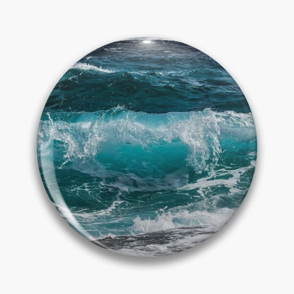 Item preview, Blue Ocean waves designed and sold by Drawourdestiny ..