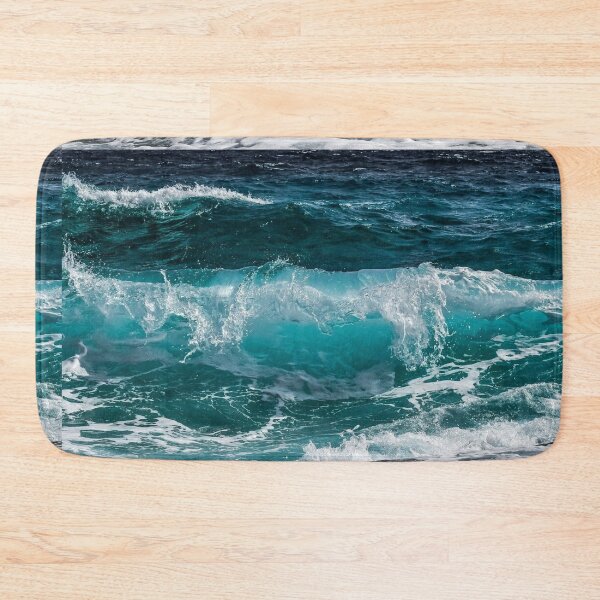 Item preview, Blue Ocean waves designed and sold by Drawourdestiny ..