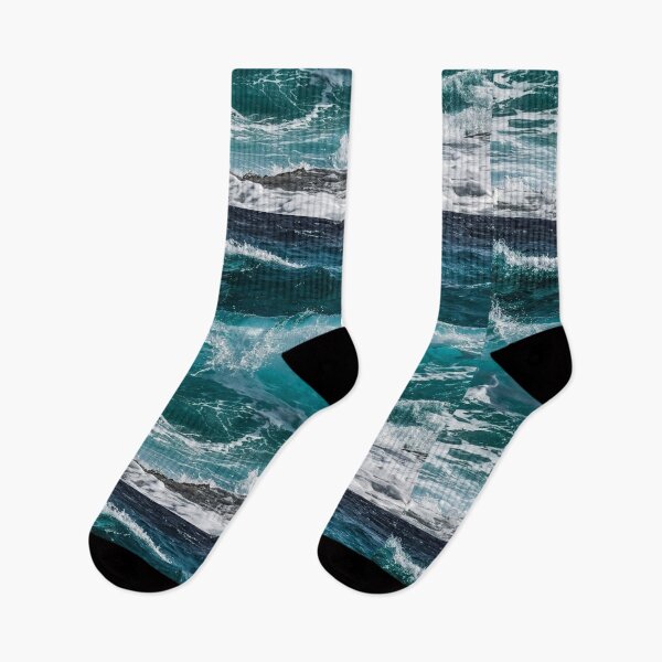 Item preview, Blue Ocean waves designed and sold by Drawourdestiny ..