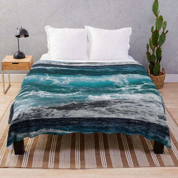Item preview, Blue Ocean waves designed and sold by Drawourdestiny ..