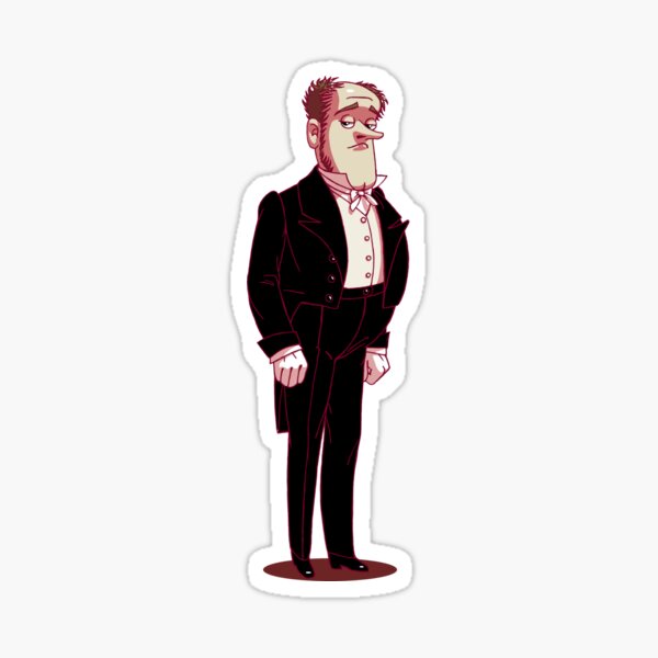 The Unflappable Godfrey Sticker