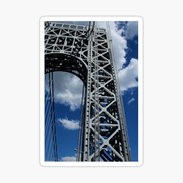 George Washington Bridge, NYC 6/30/16 Sticker