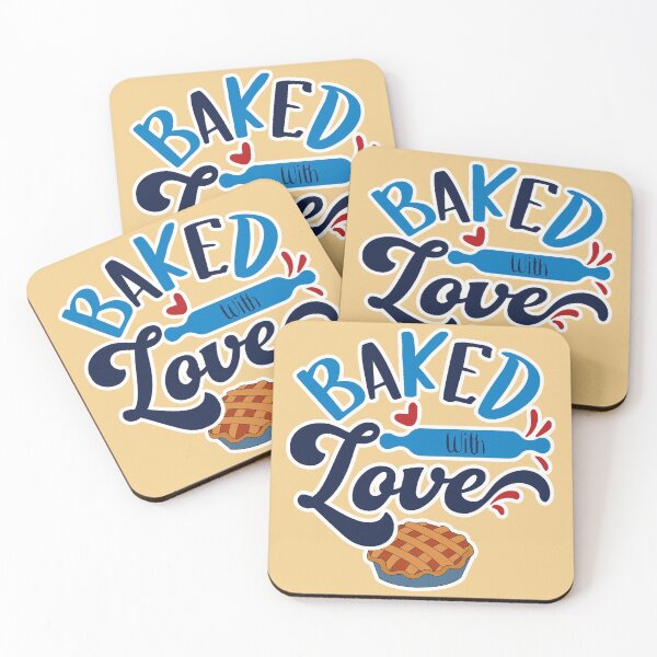 Item preview, Baked With Love ( Blue ) designed and sold by RomeoSketches.