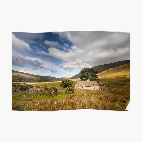 Old Cottage Connemara Poster