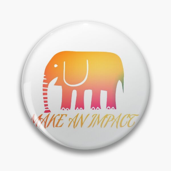 Item preview, Make An Impact Rainbow Elephant - Red and Orange designed and sold by yurahbom.
