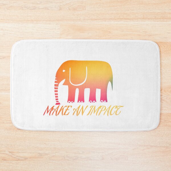 Item preview, Make An Impact Rainbow Elephant - Red and Orange designed and sold by yurahbom.