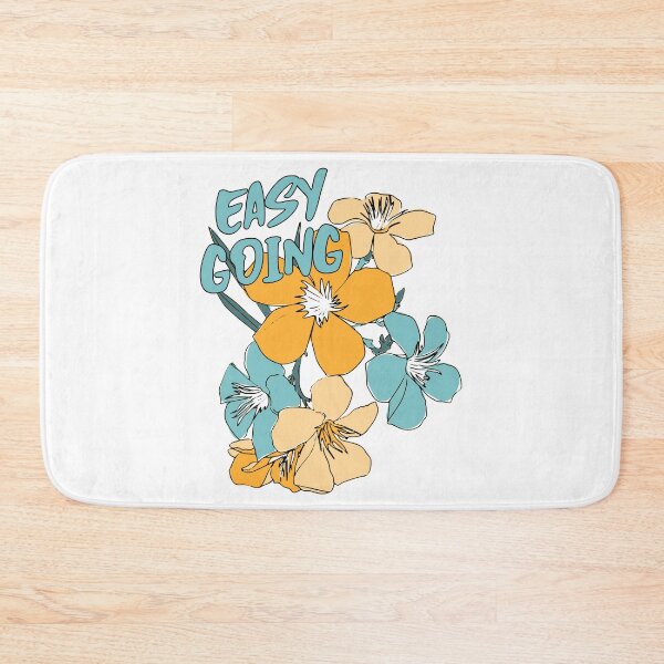 Item preview, EASY GOING. Beautifully designed Flower bouquet with cute quote. designed and sold by FOODIESART.