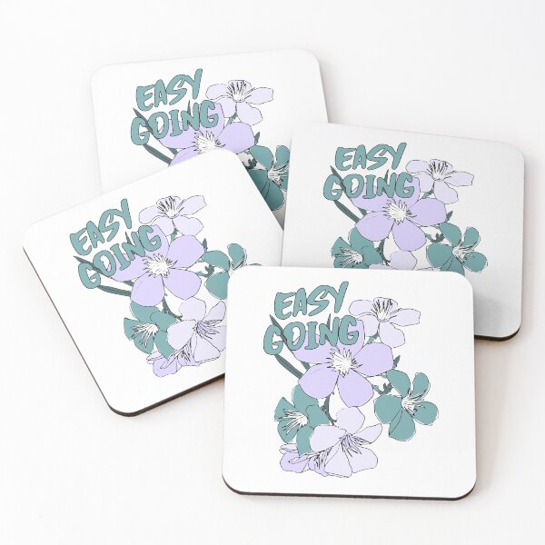 Item preview, EASY GOING. Beautifully designed Flower bouquet with cute quote. designed and sold by FOODIESART.