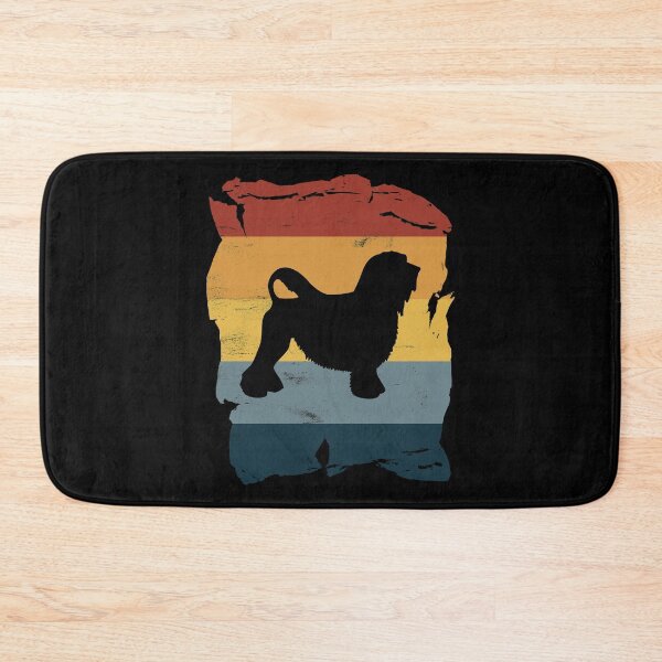 Item preview, Lowchen Distressed Vintage Retro Silhouette designed and sold by DoggyStyles.