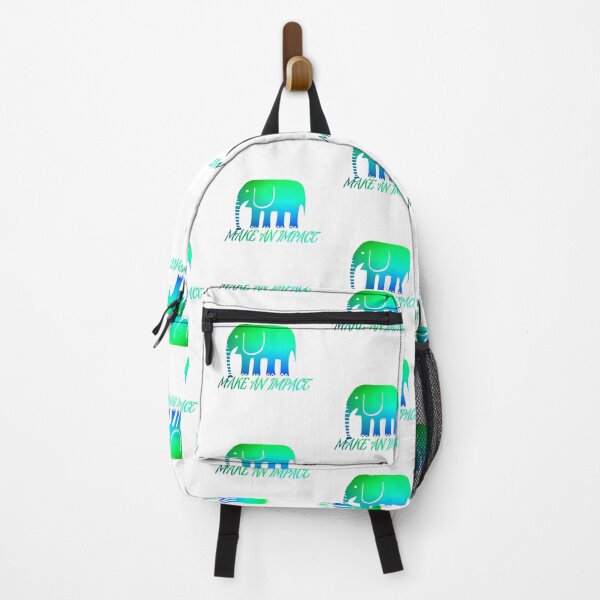 Item preview, Make An Impact Rainbow Elephant - Green and Blue designed and sold by yurahbom.