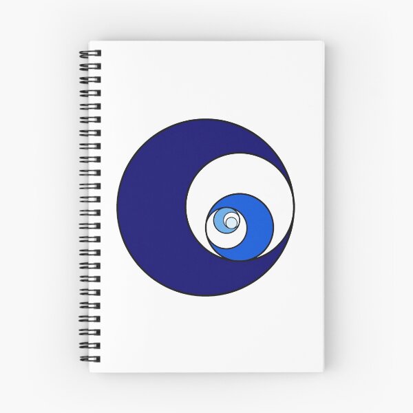 Item preview, Golden Ratio Geometric Design with Blue tones designed and sold by italiantacos.