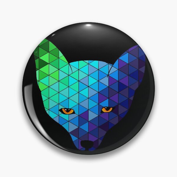 Artikelvorschau, Geometrische Dreiecke Ombré Fox entworfen und verkauft von inkyclovers.