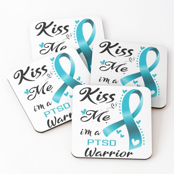 Item preview, Kiss Me I'm A PTSD Warrior designed and sold by hvoid41.