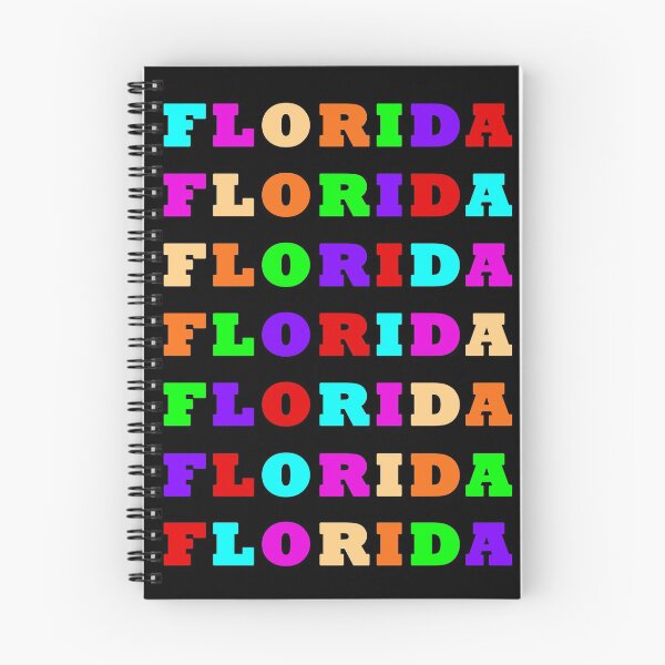 Item preview, FLORIDA in multi-colors on black designed and sold by collingalanos80.