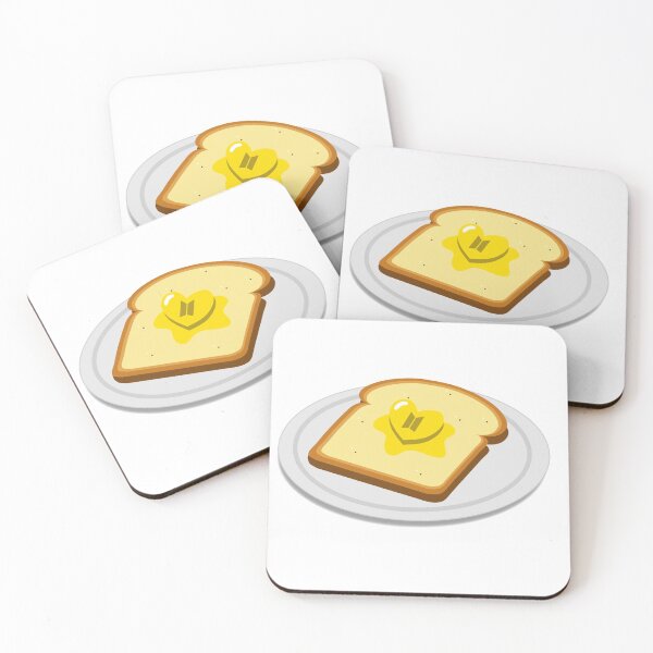 Item preview, bts butter toast on a plate designed and sold by jessica <3.