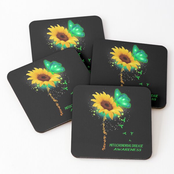 Item preview, Never Give Up Sunflower Ribbon Mitochondrial Disease Awareness designed and sold by deputylove.