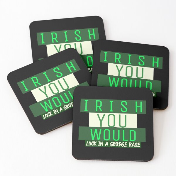 Item preview, Irish You Would Lock In A Grudge Race Drag Racing Lucky Shamrock St Patricks Day St Paddys Day Racer designed and sold by CarantinedChaos.