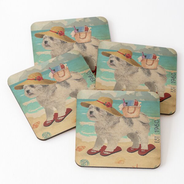 Item preview, Beach Life Sandy Toes Shih Tzu designed and sold by Douglafa.