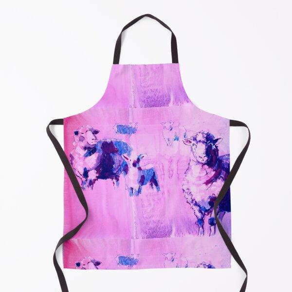 Item preview, Sheep painting purple and blue surreal designed and sold by MikeJory.