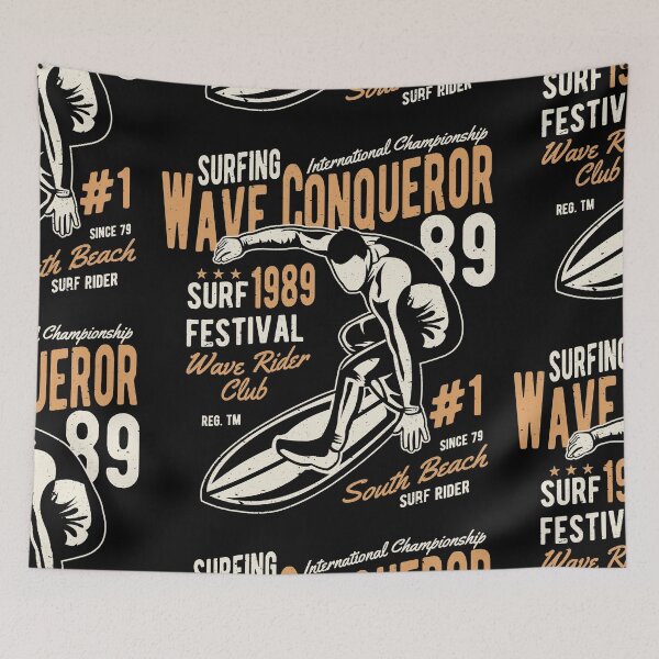 Item preview, Surfing Wave Conqueror designed and sold by lunegreiros.
