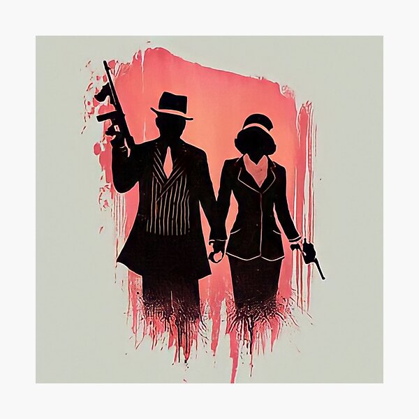 Bonnie & Clyde Photographic Print