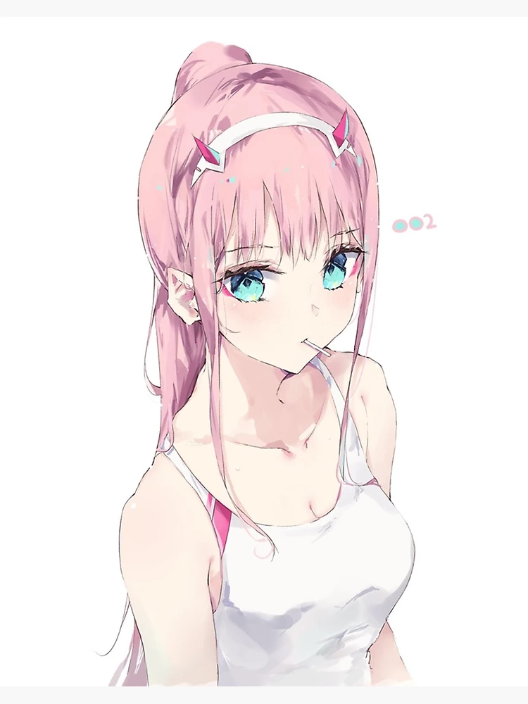 zero two (darling in the franxx) drawn by ruuto-kun  Darling in the  franxx, Anime girl, Kawaii anime girl